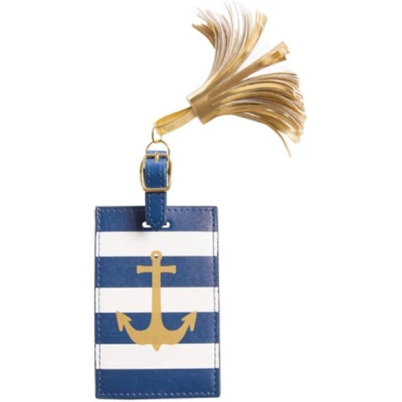 Anchor and Stripes Tassel Travel Luggage Tag, NWT ⚓️ - Picture 1 of 2